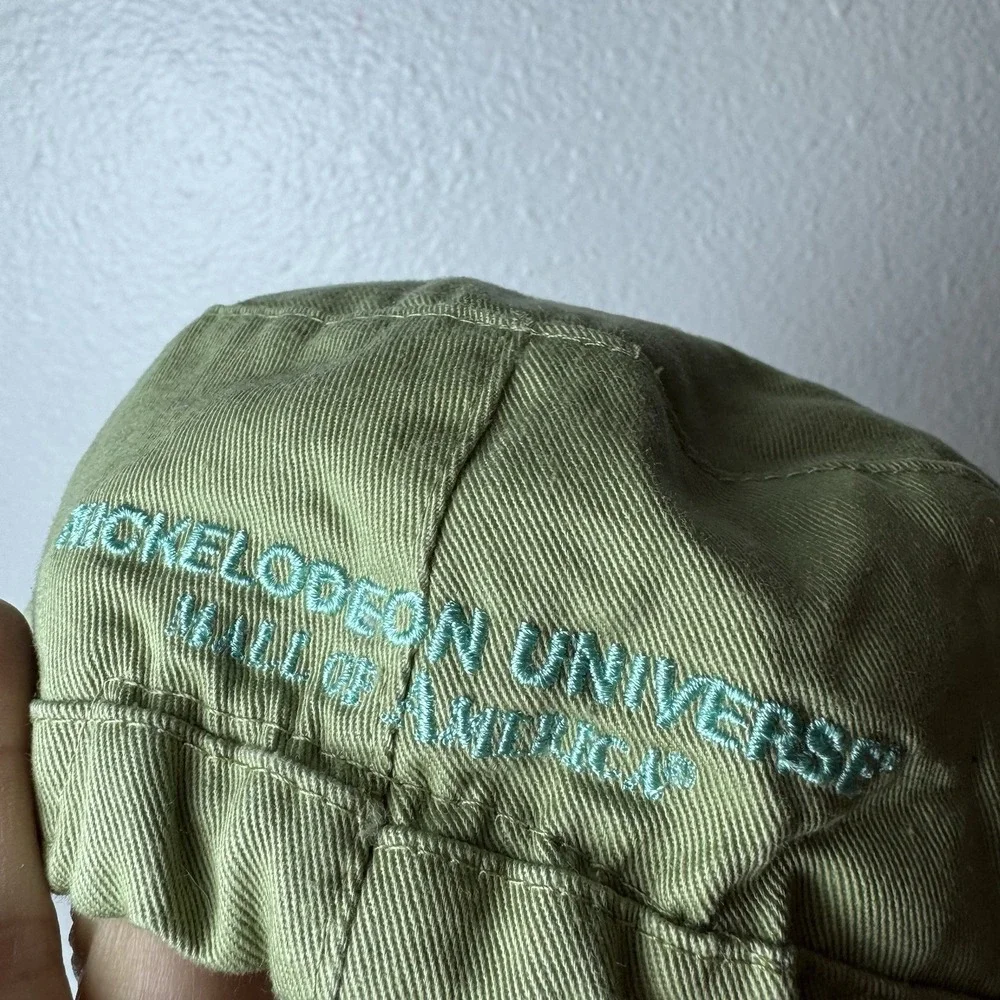 SpongeBob Kids Cadet Hat Military Style Do The Jelly Roll Cap Green Nickelodeon